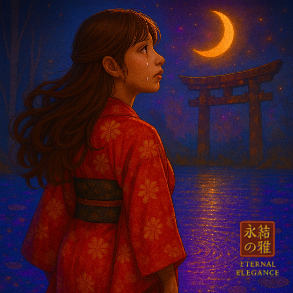 junz_U_gallery's tweet photo. @xSAMGADx ≪Where the Moon Remembers Her Name≫
She didn’t look back.
She just stood—where memories return with the tide.
#WhereTheMoonRemembers #EtherealElegance #JapaneseArt #ToriiGate #FantasyNightscape #DigitalPainting #RedMoonlight #MysticVibes #SerenityInSilence #RedbubbleArtist https://t.co/vDn2US1QCB