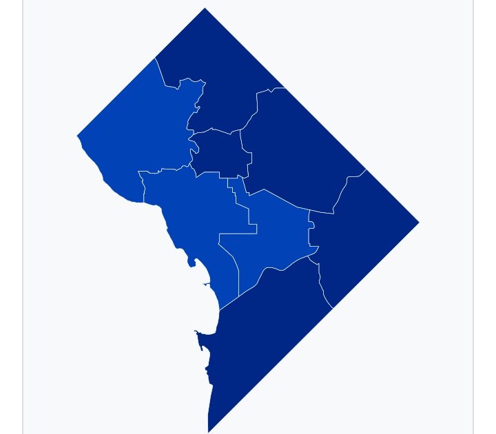 🇺🇲#EEUU - Así voto Washington DC 

🔵Kamala - 90%
🔴Trump - 6%