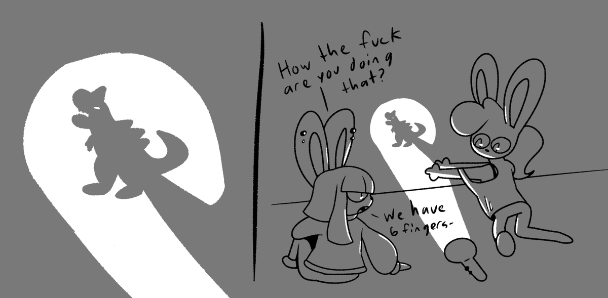 shadow puppets #furryartwork