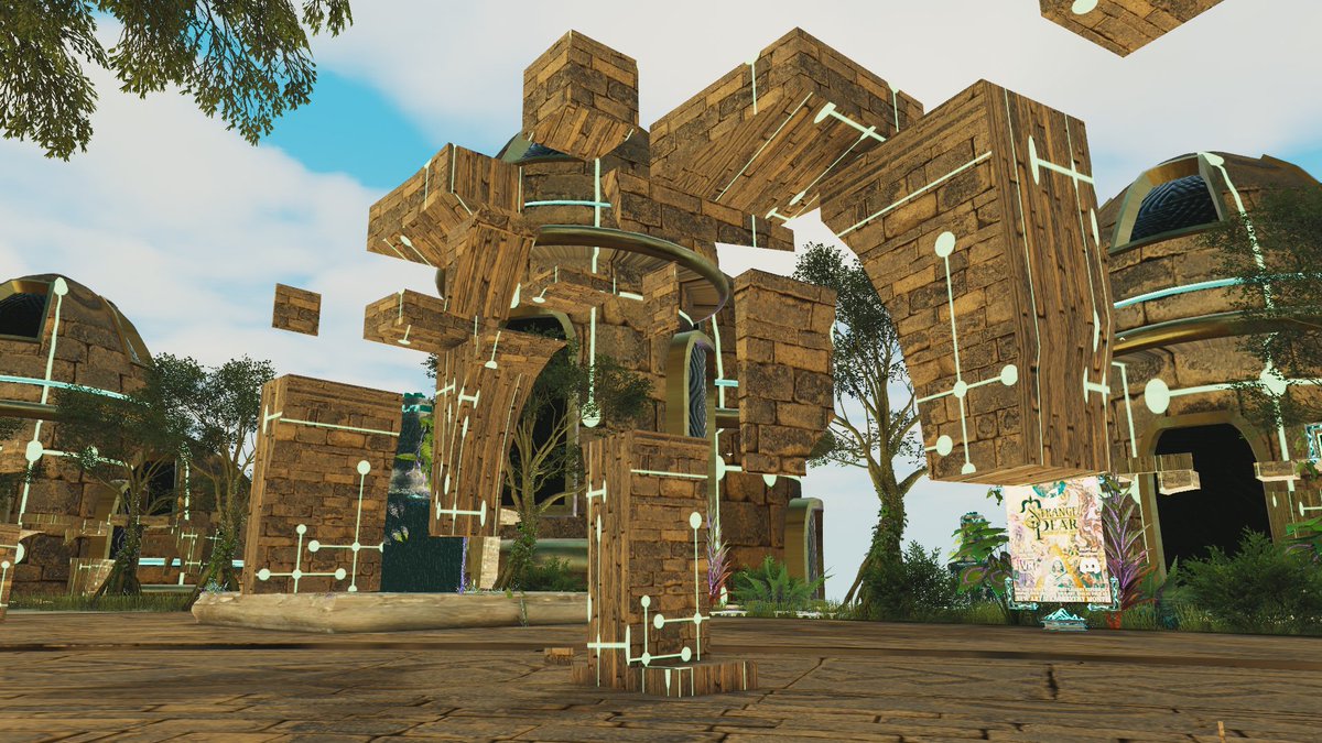 tokiwailm's tweet image. VirtuaFest˸Valus - The Journey　―By VirtuaLilly
某天空の城風の空の遺跡。音楽・ダンスイベントに関連したワールドですが単体でもその不思議な風景が魅力的なSFファンタジーワールドです。

vrchat.com/home/world/wrl…
#VRChat_world紹介 #VRChat