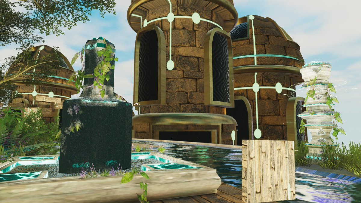 tokiwailm's tweet image. VirtuaFest˸Valus - The Journey　―By VirtuaLilly
某天空の城風の空の遺跡。音楽・ダンスイベントに関連したワールドですが単体でもその不思議な風景が魅力的なSFファンタジーワールドです。

vrchat.com/home/world/wrl…
#VRChat_world紹介 #VRChat