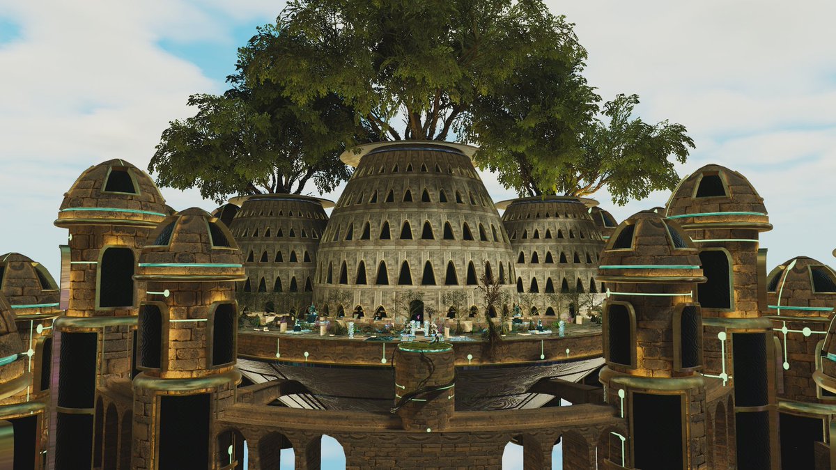 tokiwailm's tweet image. VirtuaFest˸Valus - The Journey　―By VirtuaLilly
某天空の城風の空の遺跡。音楽・ダンスイベントに関連したワールドですが単体でもその不思議な風景が魅力的なSFファンタジーワールドです。

vrchat.com/home/world/wrl…
#VRChat_world紹介 #VRChat