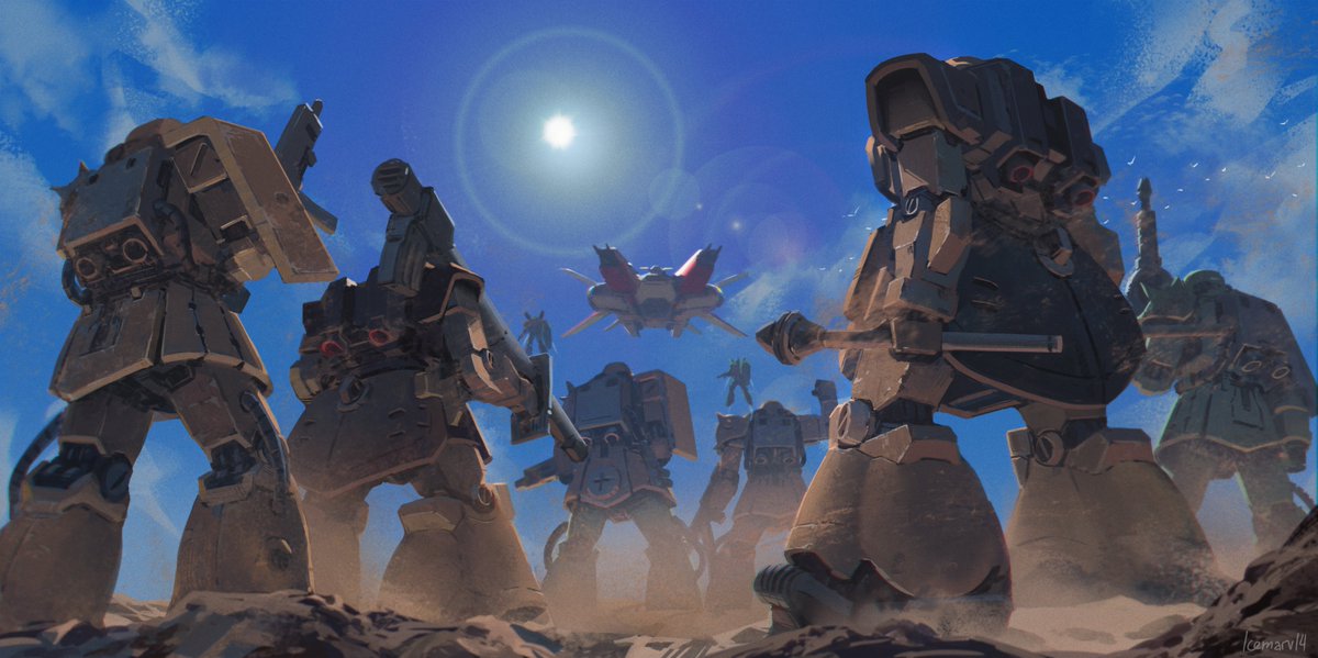 Zeon Remnants- Kimbareid Forces.

Commissioned piece I did a while back. Finally able to share it!
#gundam #ガンダム