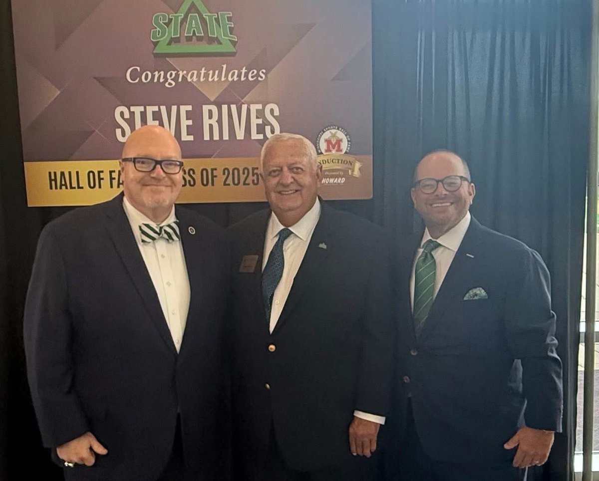 Congratulations to former Delta State men’s basketball coach Steve Rives on being inducted to the <a href="/MsSportsHoF/">Mississippi Sports Hall of Fame & Museum</a> tonight. 

Also, congratulations to my friend Matt Jones (<a href="/OkraJones/">Matt Jones - CNE, CDE, CNC</a>) who served as the emcee. 

Finally, who better to join here than John Cox (<a href="/Okralaw/">John C. Cox</a>). He’s one of