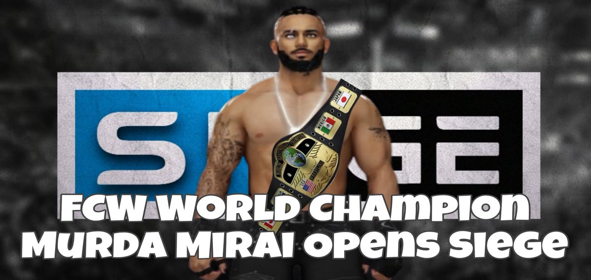🔷️AJ Reed On Winning The Cashout Briefcase
🔷️Origin vs Maximus Industries
(Tag Title #1 Contenders Match)
🔷️FCW World Champion Murda Mirai Opens Siege