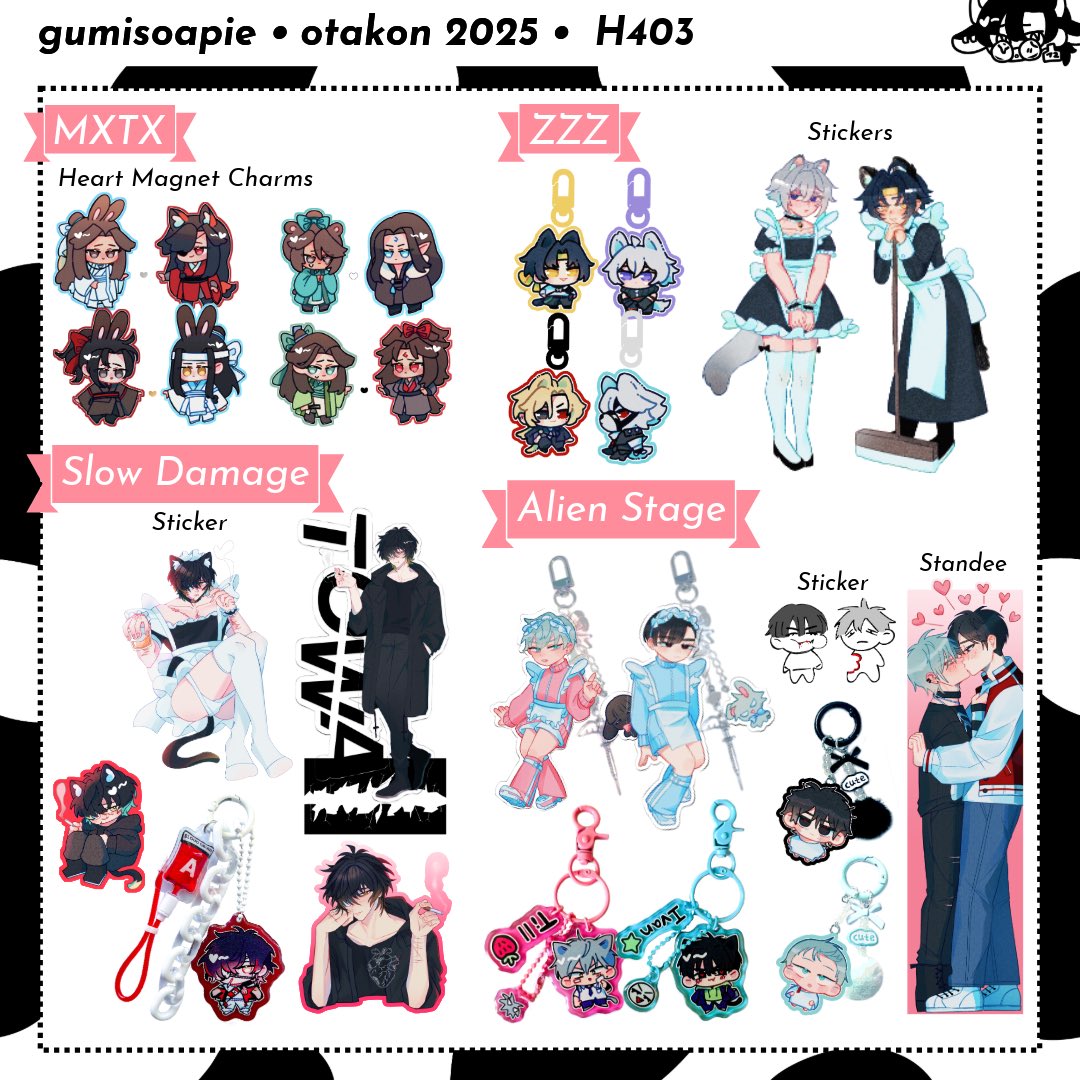 gxmxsoapee's tweet image. I'll be at Otakon 2025 this year!! I made a catalogue ๐ตโ๐ซ
Pls pls pls come talk to me abt ooe or gsgw or thgll begging on my hands and knees
1/2