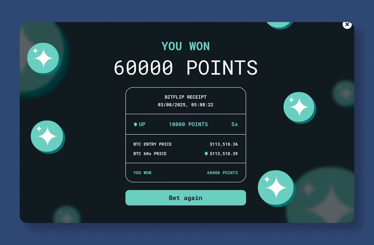 First gamble on bitflip today

What a banger trade.