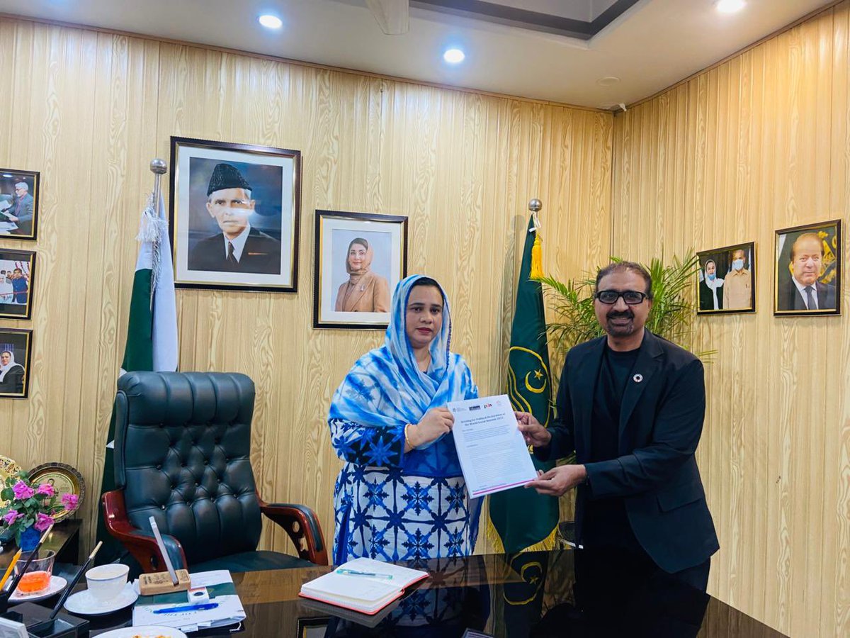 MZR (@mzrawaz) on Twitter photo It was pleasure meeting with Ms. Kanwal Liaqat - Parliamentary Secretary #EnvironmentProtection & #ClimateChange <a href="/EPCCDpunjab/">Environmental Protection Agency, Punjab</a> <a href="/GovtofPunjabPK/">Government of Punjab</a> I briefed her about #WSSD2025 declaration and sought her support for civil society position on #SocialProtection & #ClimateFinancing It was pleasure meeting with Ms. Kanwal Liaqat - Parliamentary Secretary #EnvironmentProtection & #ClimateChange <a href="/EPCCDpunjab/">Environmental Protection Agency, Punjab</a> <a href="/GovtofPunjabPK/">Government of Punjab</a> I briefed her about #WSSD2025 declaration and sought her support for civil society position on #SocialProtection & #ClimateFinancing