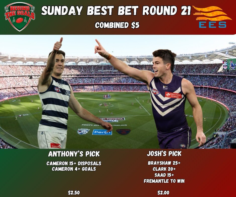 Our best bet kicks off in the next match so jump on if you’re following along!