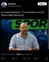 En Zengin Beşiktaşlı... (2 tane telefonu var biri iphone diğeri samsung)