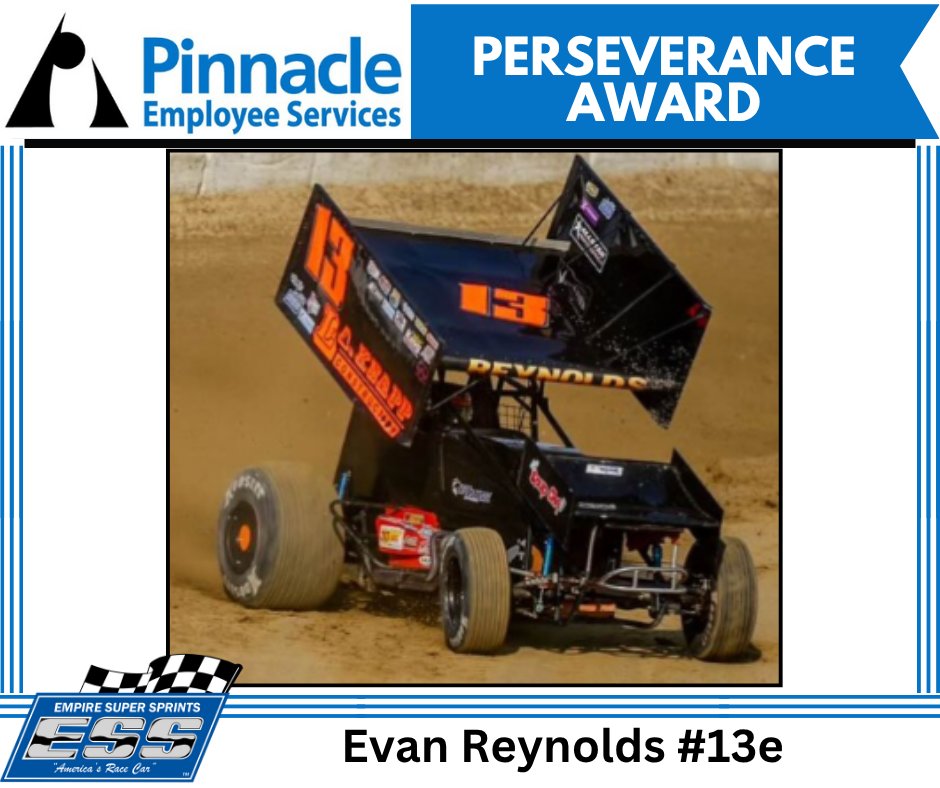 Empire Super Sprints (@essprints) on Twitter photo Evan Reynolds picked up the Pinnacle Family of Companies Perseverance Award at <a href="/bos_speedway/">brockville speedway</a> . Evan Reynolds picked up the Pinnacle Family of Companies Perseverance Award at <a href="/bos_speedway/">brockville speedway</a> .