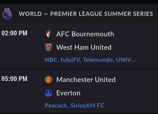 Showing All Premier League Games On Our TVs Today.