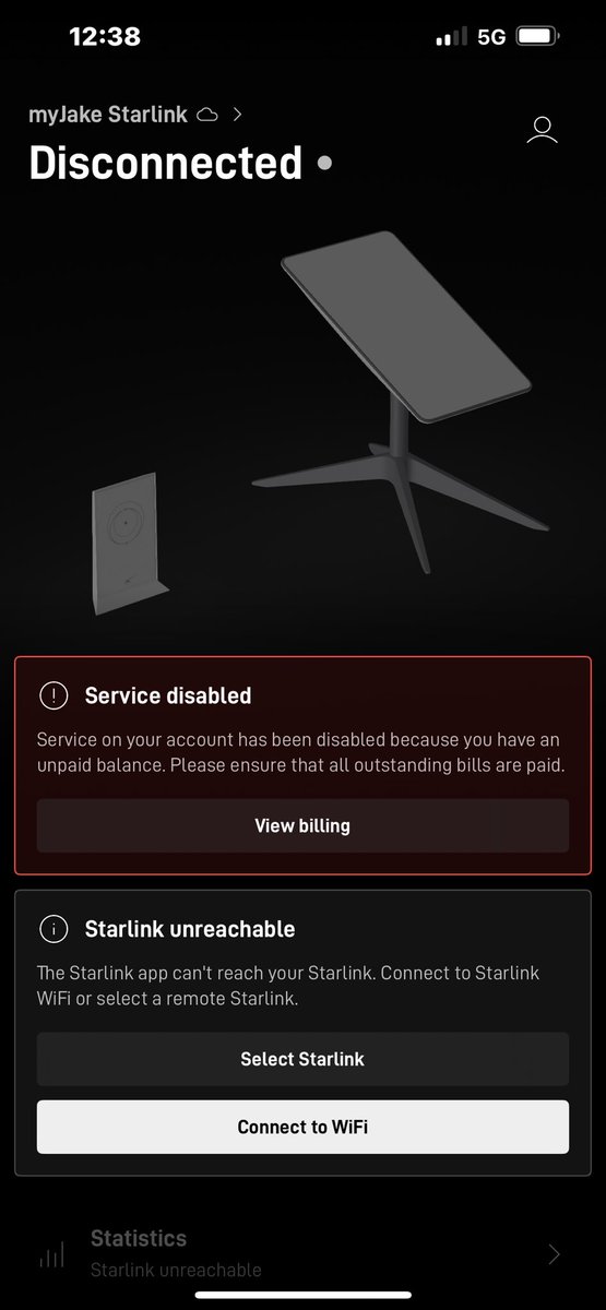 JakeGallardo7's tweet photo. @Starlink Please restore my Starlink Access https://t.co/UVjsgixezh