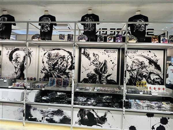 📣📣 SHIBUYA TSUTAYA 6階 IP書店にて、『ストリートファイター6×墨絵