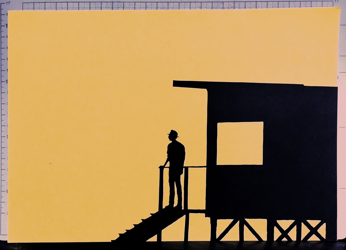 切り絵 番外編
金曜ロードショー
突然ふと「金曜ロードショーのオープニングって切り絵向きだなぁ」と思い、サクッと作ってしまいましたw
特に難しいことは何もしていません。
このオープニングってなぜか物悲しさを感じます。