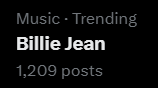 Michael Jackson's Billie Jean is trending worldwide after a viral TikTok edit started. This edit boosts the song's streaming numbers by 500K, and they continue to grow!