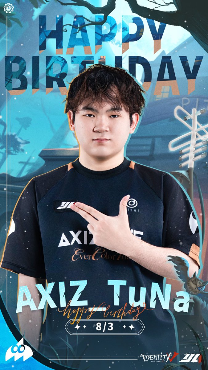 第五人格 IJLカード AXIS Tuna選手 第五人格IJL 🎂HAPPY BIRTHDAY to AXIZ_TuNa選手！