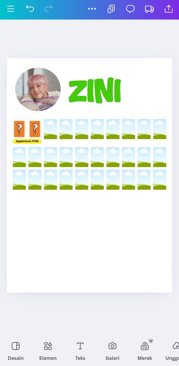 Will be my 1st time(?) making this for an era.. hope I'm patient enough working on it until the promotions finish🤣🤣🤣 
Later if you have photo of photocards feel free to send me a dm💚