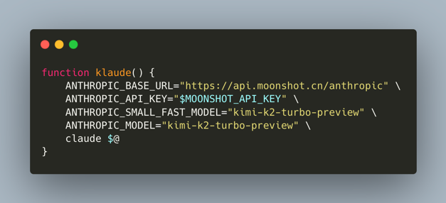 bigeagle_xd's tweet image. How I use claude-code with K2