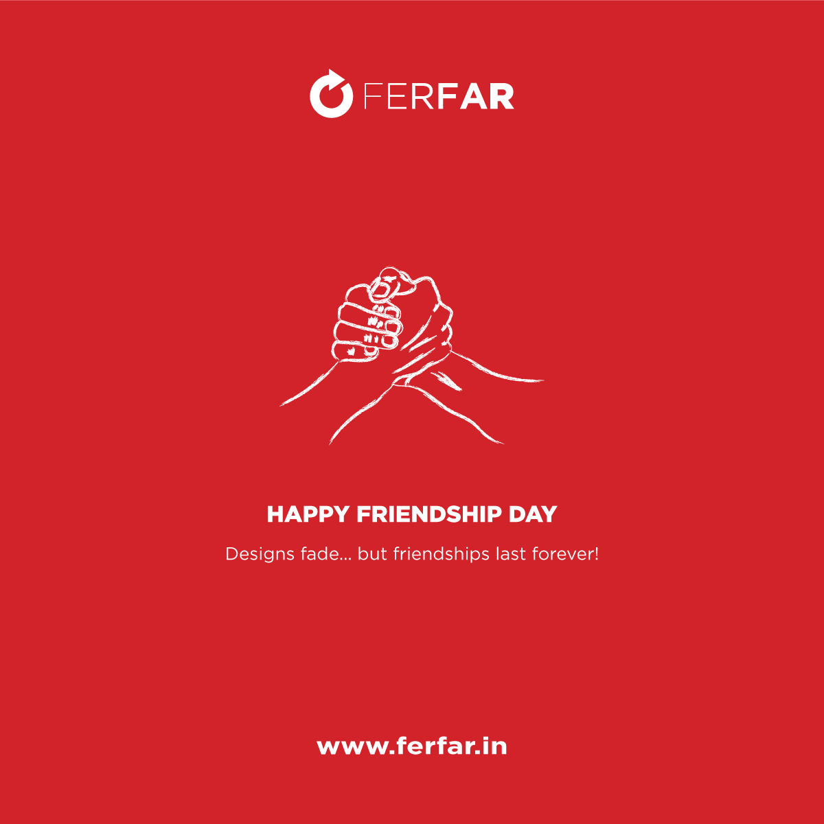 ferfardesign's tweet photo. Designs fade… but friendships last forever!

This Friendship Day, we’re celebrating the bonds behind the brands and the people behind the pixels. 

To all the friends who became clients… and clients who became friends — thank you! 

Happy Friendship Day 💛 https://t.co/YH7nlZhPfO