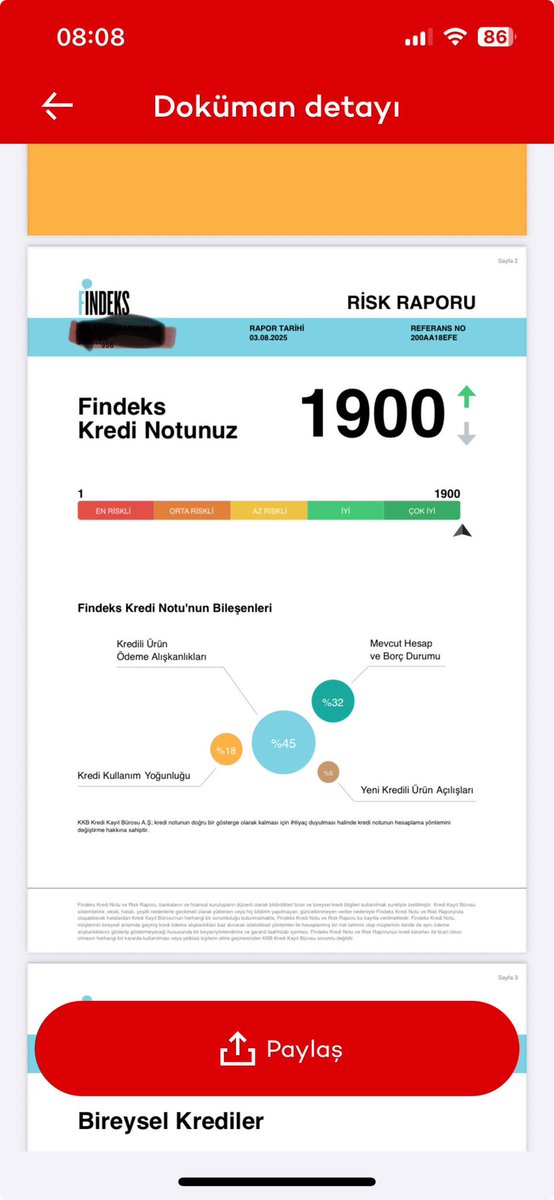 Bizde böyle #findeks