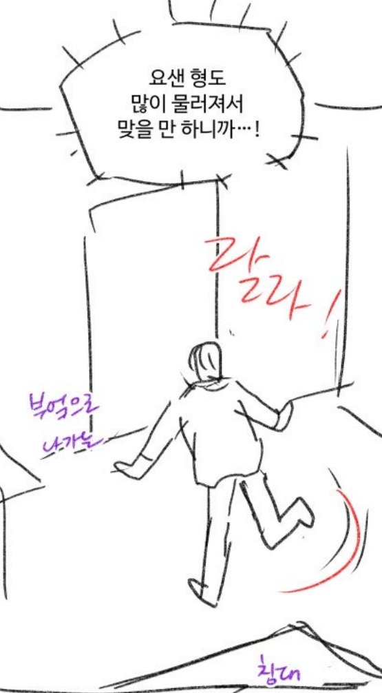 💙리디북스  <오싹한 베이비>
34화 업데이트!  
ridibooks.com/books/42910085…

형이 이걸 보면 많이 화내겠지만... 😌
때리면, 맞으면 돼!🥴
요샌 형도 많이 물러져서 맞을 만 하니까..!☺️

오싹베는 매월 3 13 23일마다 돌아옵니다!