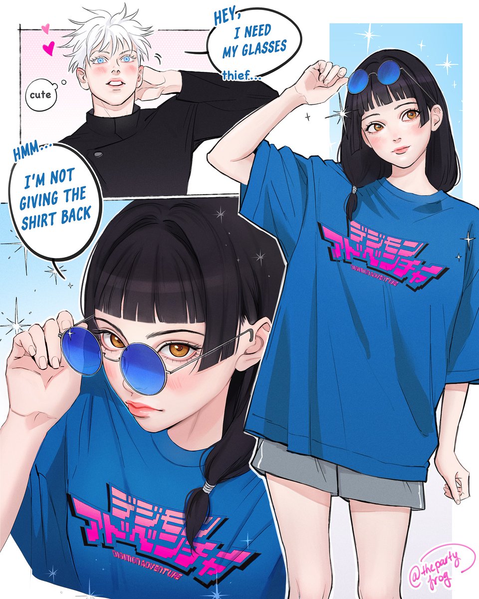 she wears it better tbh #gojohime