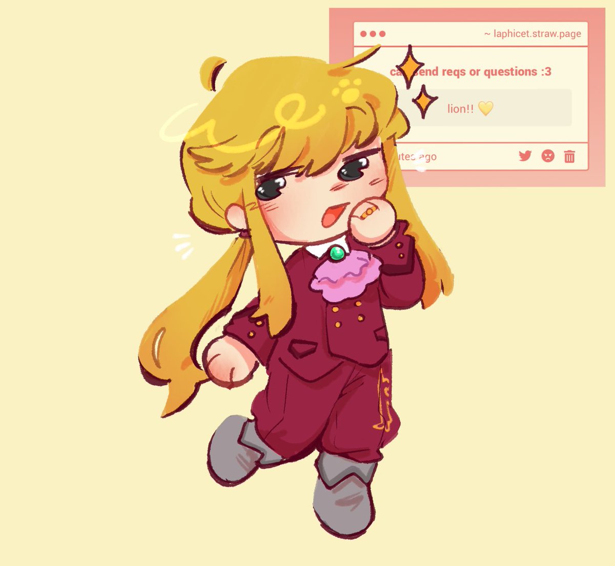 umineko spoilers

the fact I havent rlly drawn lion,,,,, tysm anon!!
#umineko