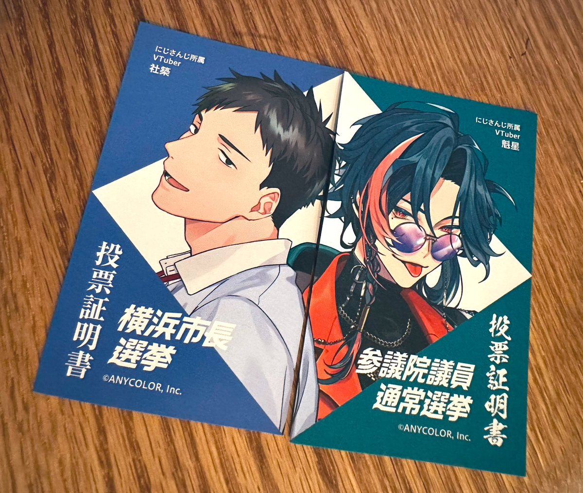 熱は下がったので行ってきた🫠
投票証明書のフォントが違うのなんか性格出てておもろい
