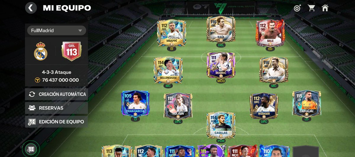 Sin monedas y sin gemas pero con el nuevo HUIJSEN en el full madrid pasado/presente, espero tener suerte y sacar a bellingham o algun posible Roberto Carlos (no se pierde la fe)

<a href="/tutiofifa/">Tío Fifah 🇨🇴 🇵🇸 حرة</a> <a href="/FrankH2H/">FrankH2H</a> <a href="/DIOCFC_PAT0OO/">DIOCFC</a>