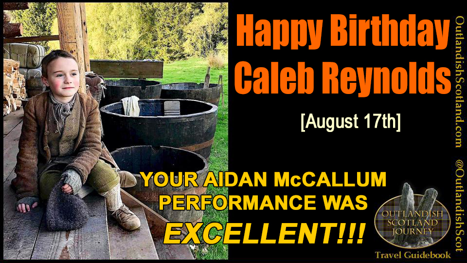 OutlandishScot's tweet photo. Happy #Outlander Birthday to Caleb Reynolds! We’ll be rerunning Aidan McCallum memes today.  @CalebReynolds22 https://t.co/mNTbMtmisl