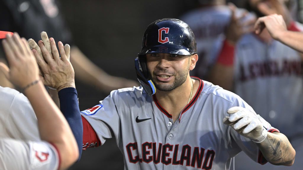 SleeperGuards's tweet image. CJ Kayfus in his first 7 games as a Guardian:

🔺.304 AVG (7-23)
🔺.898 OPS
🔺5 RBI
🔺5 R
🔺13 TB

Has Cleveland found their next star? #GuardsBall