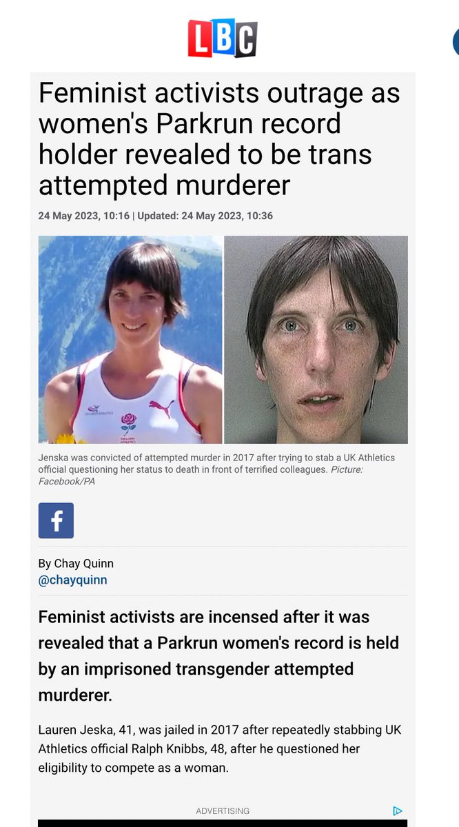 Le_Sorelle_Arduino KPSS (@sorelle_arduino) on Twitter photo 250 <a href="/parkrunUK/">parkrun UK</a> first female finishers positions are now held by men, this includes Lauren Jeska, a violent male now in prison for attempted murder
The lads at Parkrun really do hate women… 250 <a href="/parkrunUK/">parkrun UK</a> first female finishers positions are now held by men, this includes Lauren Jeska, a violent male now in prison for attempted murder
The lads at Parkrun really do hate women…