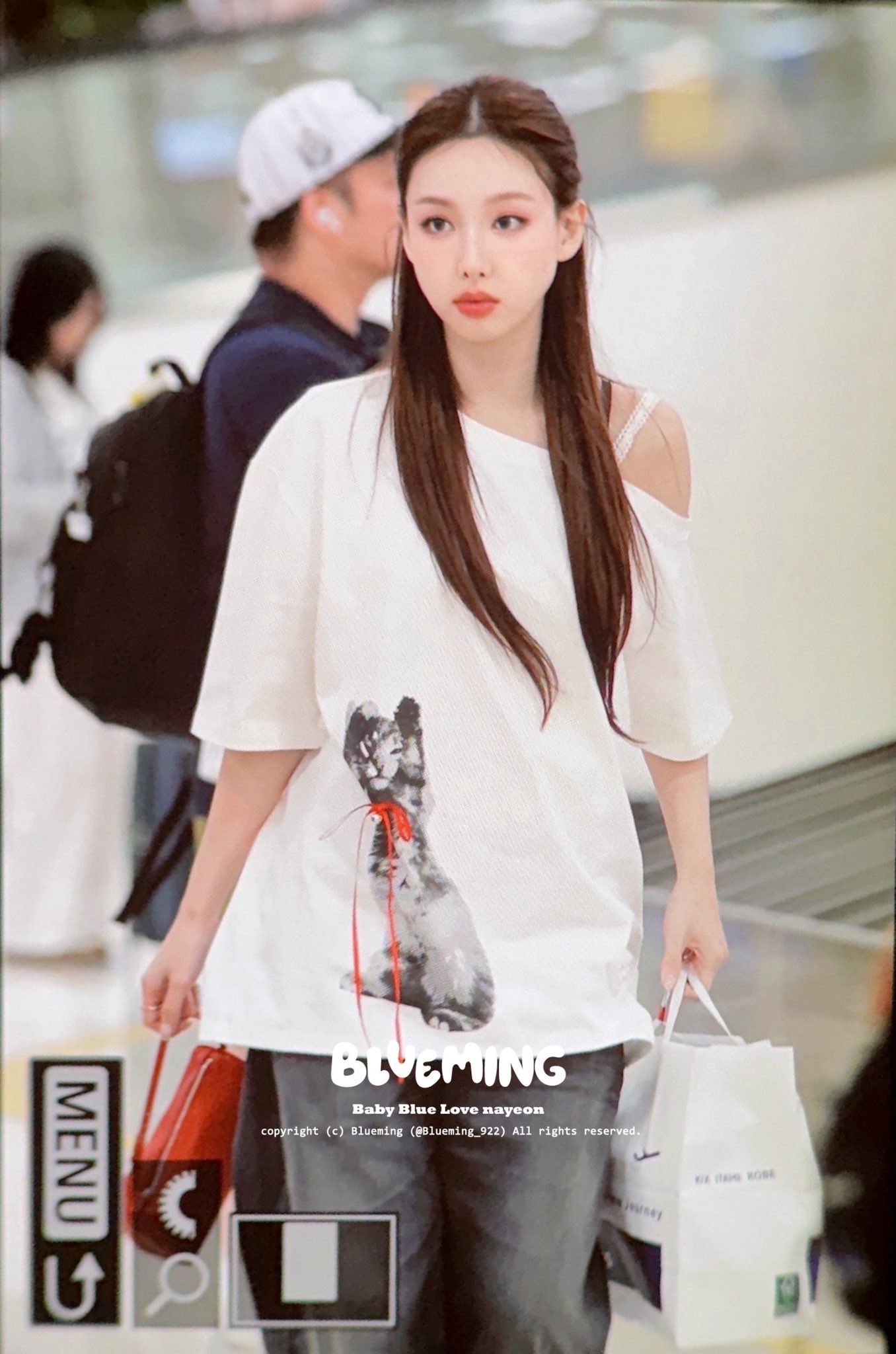 TWICE ナヨン NAYEON RUN 20x20 ポロシャツ 長袖 ネイビー Dance The Night Away 💙💫 #THISISFOR #나연 #NAYEON #ナヨン