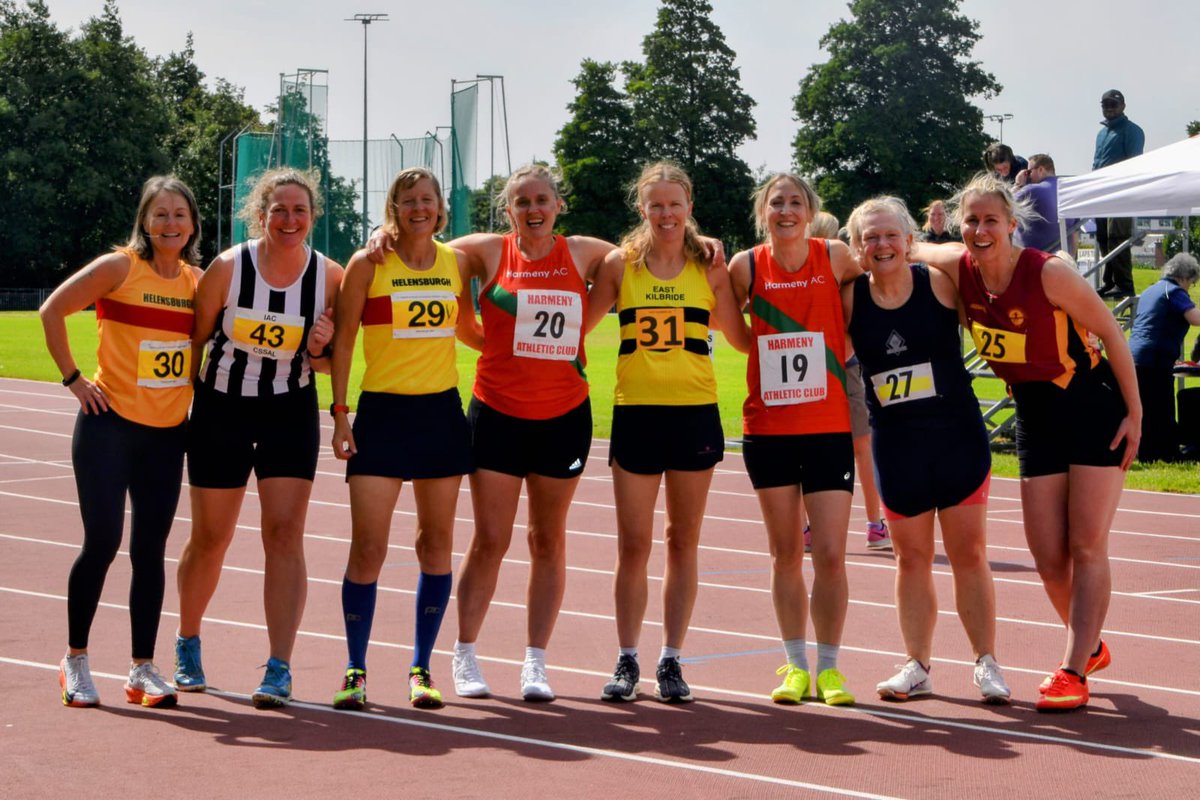HarmenyAC's tweet image. Masters women 100m at CSSAL today. Wonderful to see so many clubs represented. Helensburgh, Inverclyde
@EastKilbrideAC, Motherwell and Springburn 👏👏👏