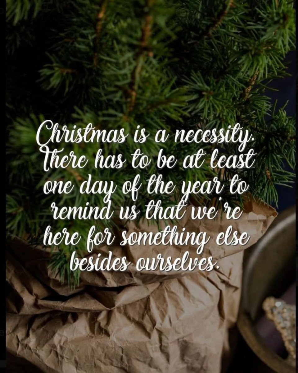 Shouldn't have to be just one day a year though.