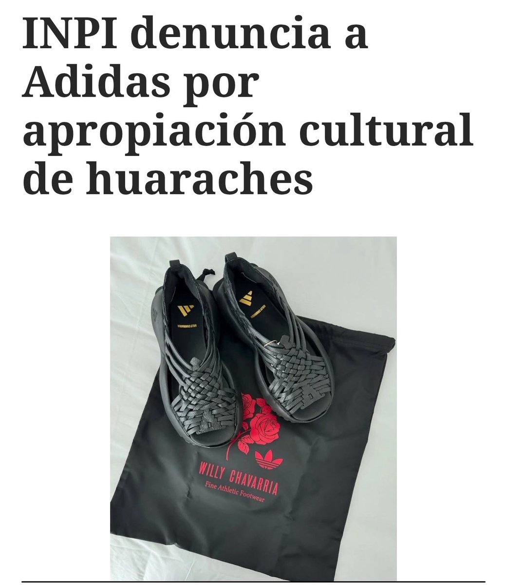 No se ría, es en serio.
El gobierno que tolera la piratería masiva de ropa y productos de marca como ADIDAS, NIKE, GUCCI, NAUTICA, mismos que se venden por cientos de miles de piezas en tianguis y puestos ambulantes, es el mismo gobierno que Denuncia a ADIDAS por supuestamente