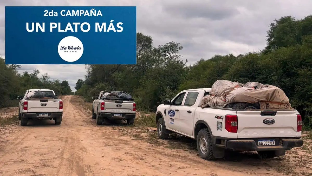 🔹La Chata Solidaria lanzó la campaña: "Un plato más 2025".
🔹La ONG liderada por Jero Chemes recauda fondos para comprar alimentos y asistir a escuelas en Chaco.
🔹Cómo ayudar: ar.motor1.com/news/768529/la…