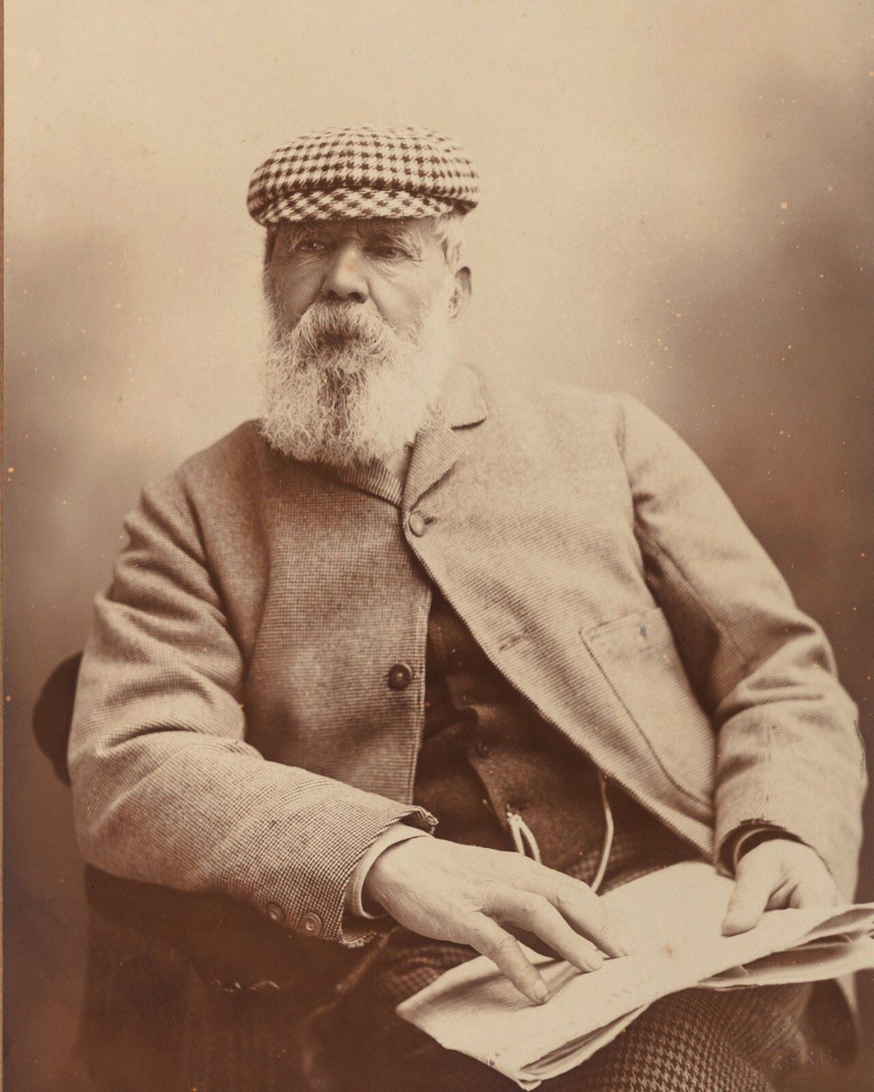 Just over 24 hours away from heading to the airport for my ONE DAY trip from Alabama to England to pick up a golf ball made by this man 175 years ago!

#GolfHistory 
#OldTomMorris
#GrandOldManOfGolf