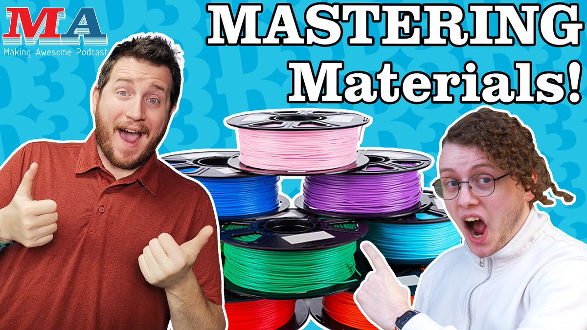 Join <a href="/notepadgamer/">Jacob Lord</a> of <a href="/Construct3D_AM/">Construct3D</a> and I in 1.5 hours (Noon Eastern) to dig into different filaments in the industry, why you would choose one over the other, and even getting into the new Fibre Seeker 3!

Join us LIVE on <a href="/YouTube/">YouTube</a> to learn and enjoy!

LIVE AT NOON!