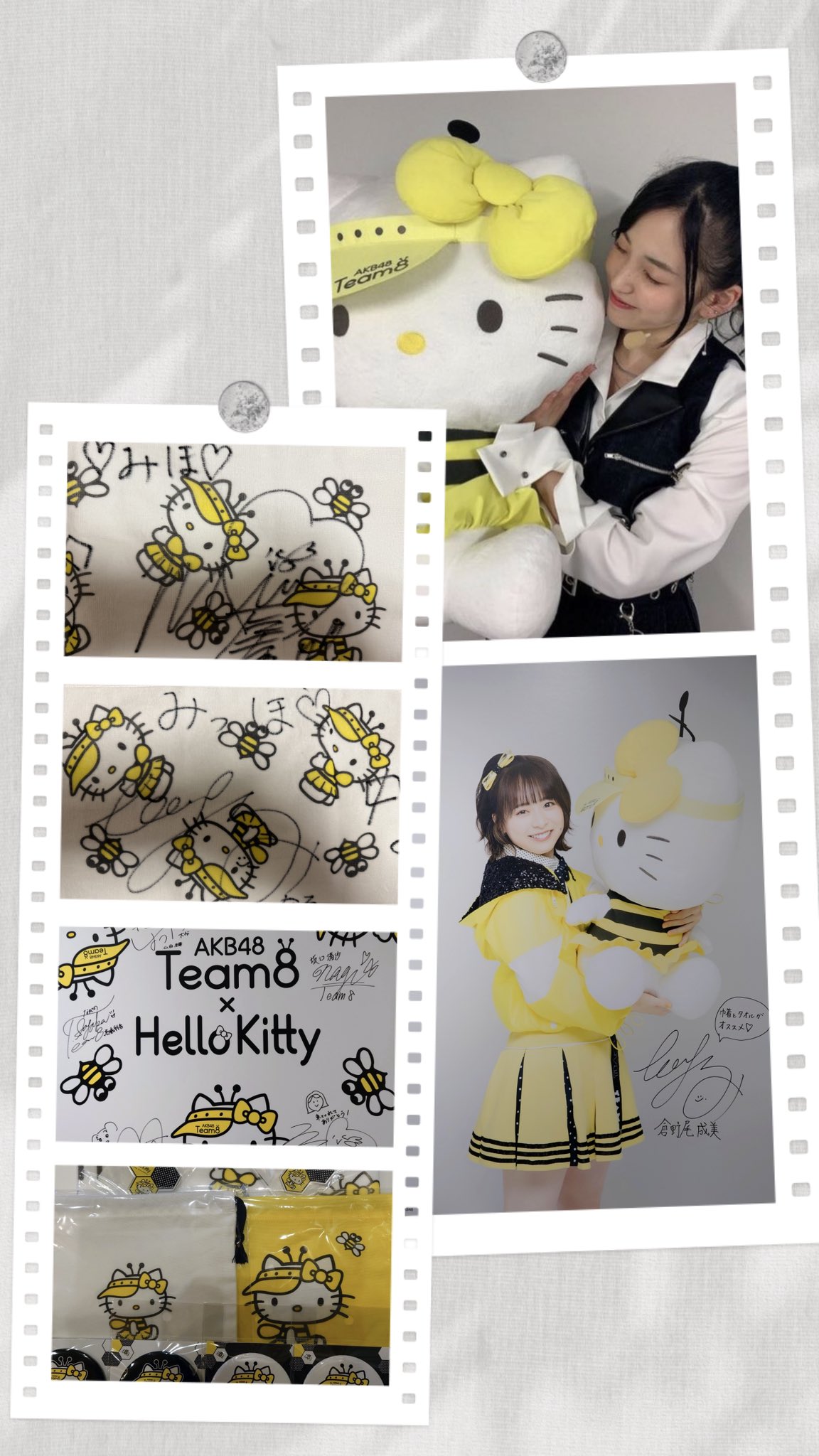 倉野尾成美　サイン入りチェキ AKB48倉野尾成美サイン入りチェキ AKB48 倉野尾成美 直筆サイン入り