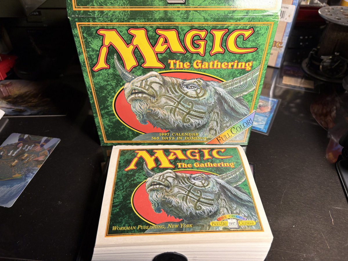 1997年のMTG日めくりカレンダー🗓️ 2025年と日付＆曜日がシンクロし