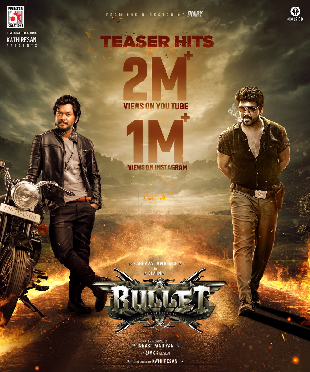 gnanakaravel's tweet image. #BULLET_the_Movie Teaser
youtu.be/zeGb3MBZY6Y?si…