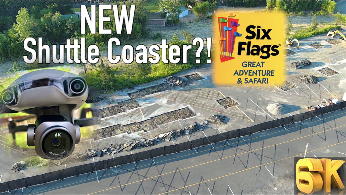 What do you guys think? Shuttle Coaster? 👀youtu.be/yNFbQeziVns?si… #sixflags #greatadventure