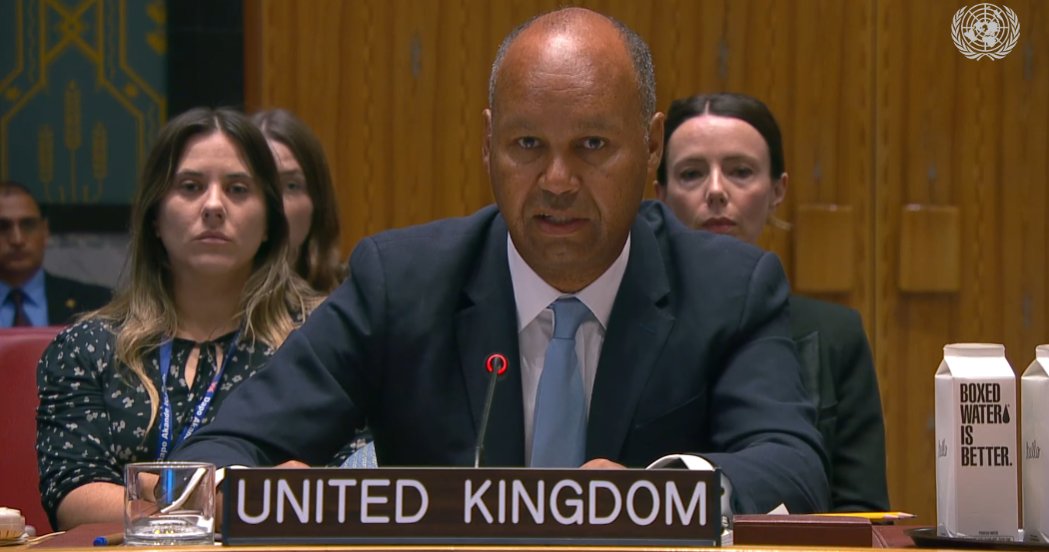 .<a href="/UKUN_NewYork/">UK at the UN 🇬🇧🇺🇳</a> Deputy Amb <a href="/JamesKariuki_UN/">Ambassador James Kariuki</a> on #Israel's plans for #Gaza City: "This decision is wrong and we urge the Government of #Israel to reconsider immediately. Expanding military operations will do nothing to bring an end to this conflict. It will not secure the release of