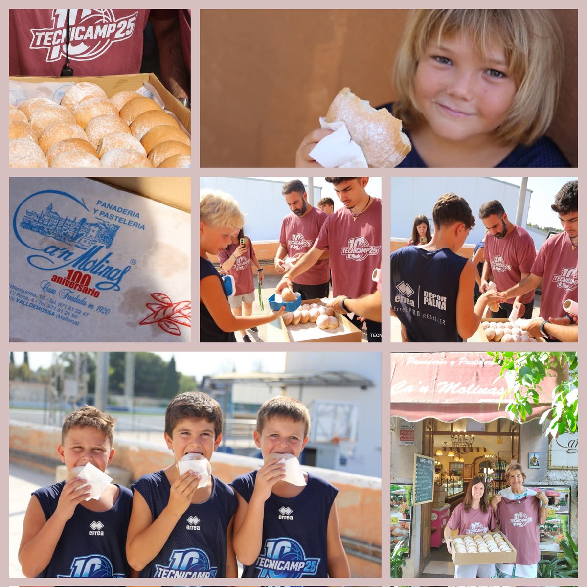 tecnicamp's tweet image. En el último día de la 10ª edición de Tecnicamp, nuestros campistas han podido disfrutar de las inconfundibles cocas de patata de #canmolinas , un clásico que nos acompaña desde nuestra primera edición.
Gracias, por endulzar nuestras despedidas año tras año.