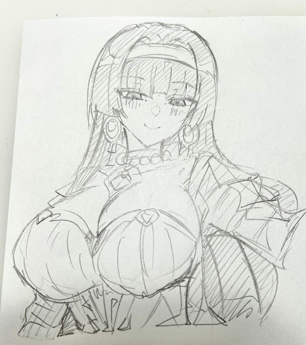 普段、練習で紙に描いてる絵を適当に放出… 