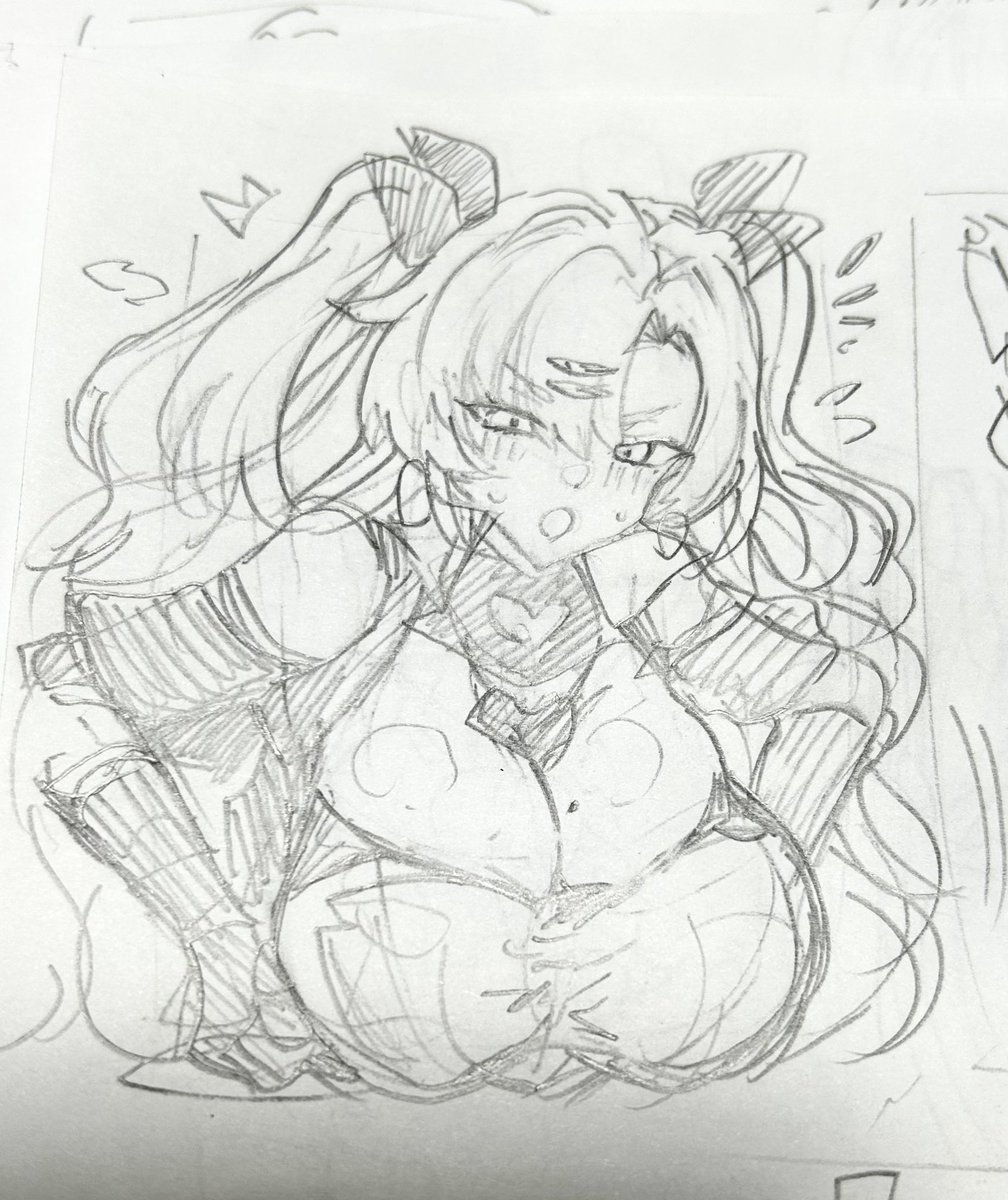 普段、練習で紙に描いてる絵を適当に放出… 