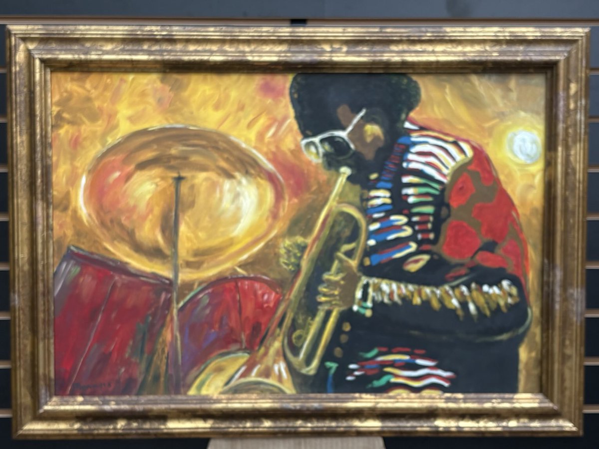 ronblommers's tweet photo. Come check@out my new exhibit at the #Dartmouthsportsplex entitled “ The Colors of Jazz” ⁦@ZSportsplex⁩ until Sept 1st #art #oilpainting #paintings #jazz #jazzart https://t.co/hUzP6dTYL5