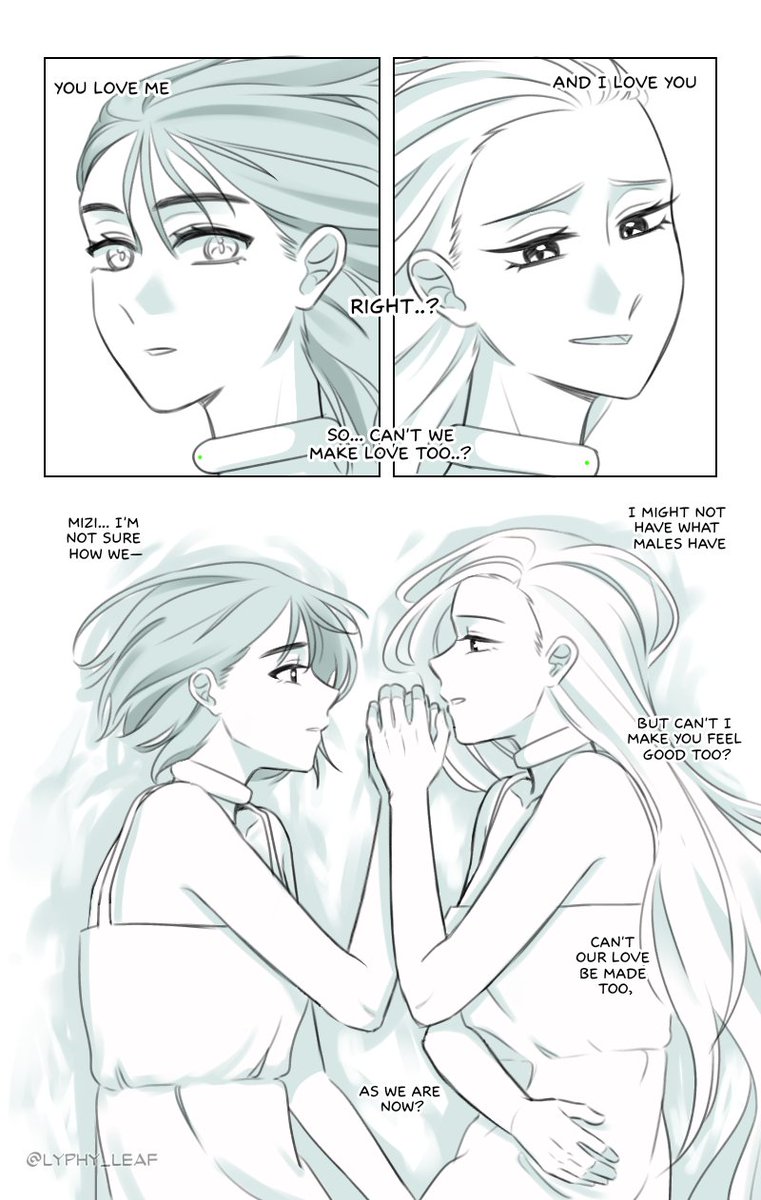 Lyphy_leaf's tweet image. "First Time" (2/3)
#mizisua #alnst